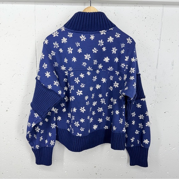 Anthropologie Size Medium Daily Practice Indy Half-Zip Pullover Sweatshirt NEW - Picture 7 of 15